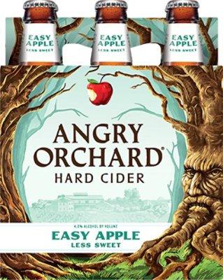 Angry Orchard Hard Cider Easy Apple Bottles - 6-12 Fl. Oz. - Image 4