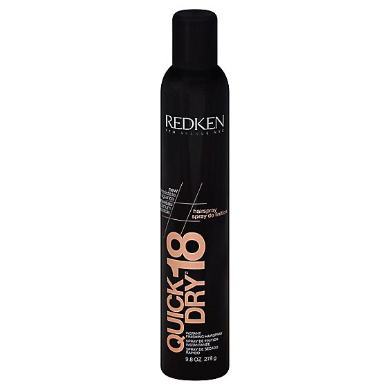 Redken Quick Dry 18 Finishing Hairspray Instant - 9.8 Oz