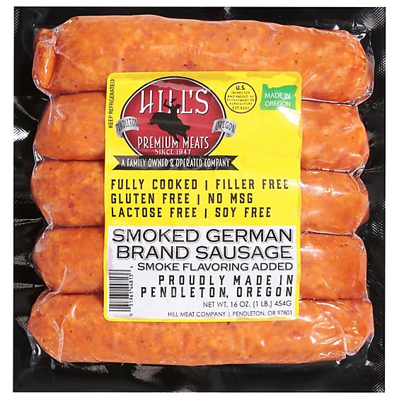 Hills German Sausage - 1 Lb