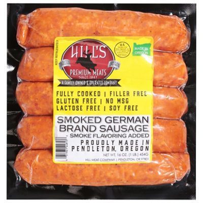 Hills German Sausage - 1 Lb