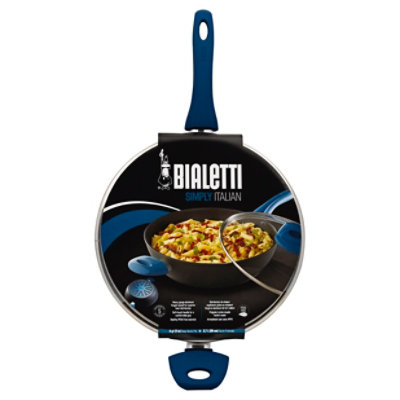 Bialetti Simply Italian Cvrd Deep Saute 11 Inch - Each