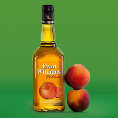 Evan Williams Peach Whiskey 70 Proof - 750 Ml - Image 4