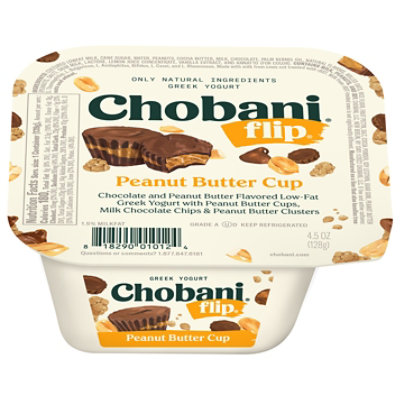 Chobani Flip Chocolate Peanut Butter Cup Low-Fat Greek Yogurt - 4.5 Oz - Image 3