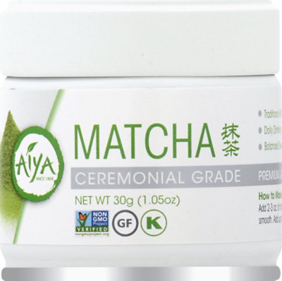 Aiya Matcha Tea Ceremonial Grade - 1.1 Oz - Image 2