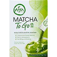 Aiya Matcha Tea To Go Sticks - 10 Count - Image 2