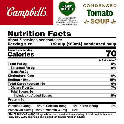Campbells Healthy Request Soup Condensed Tomato Family Size - 23.2 Oz - Image 5
