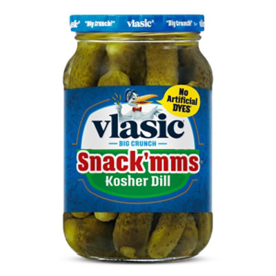 Vlasic Snackmms Keto Friendly Kosher Dill Minis Pickles - 24 Fl Oz - Image 1