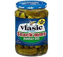 Vlasic snack mms Pickles Kosher Dill - 24 Fl. Oz.