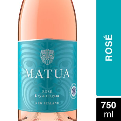 Matua Wine Pinot Noir Rose Elegant & Dry Marlborough New Zealand - 750 Ml