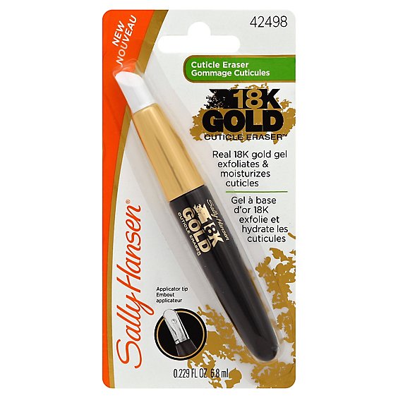 Sal 18k Gold Cuticle Eraser - .25 Fl. Oz.