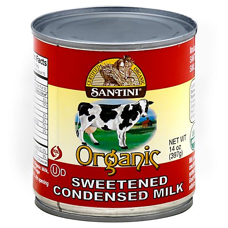 Santini Organic Condensed Milk Sweetened - 14 Oz