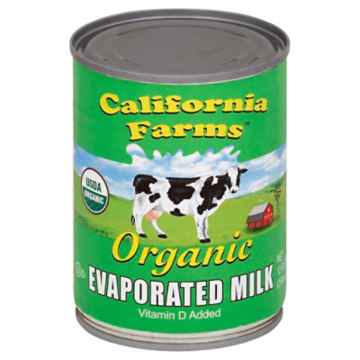 California Farms Evaporated Milk Organic - 12 Fl. Oz.