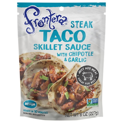 Frontera Sauce Skillet Taco Steak Medium Pouch - 8 Oz - Image 3