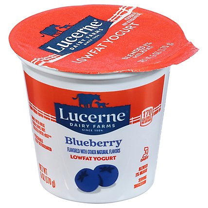 Lucerne Yogurt Lowfat Blueberry Flavored - 6 Oz - Image 2