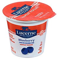 Lucerne Yogurt Lowfat Blueberry Flavored - 6 Oz - Image 1