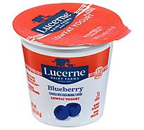 Lucerne Yogurt Lowfat Blueberry Flavored - 6 Oz