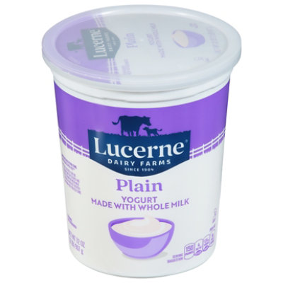 Lucerne Yogurt Whole Milk - 32 Oz