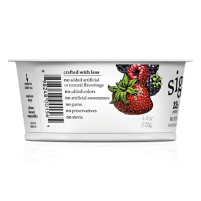 siggi's Mixed Berries Icelandic Skyr Whole Milk Yogurt - 4.4 Oz - Image 4