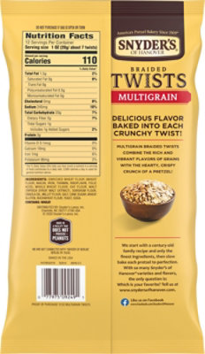 Snyders of Hanover Braided Twists Pretzels Ancient Grain Chia & Quinoa - 12 Oz - Image 6