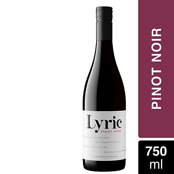 Lyric Santa Barbara County Pinot Noir Red Wine - 750 Ml