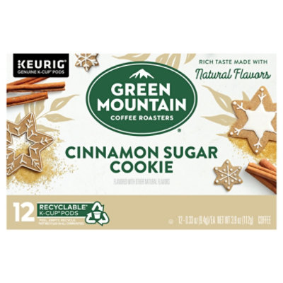 Green Mountain Coffee Roasters Cinnamon Sugar Cookie Coffee K Cup Pods - 12 Count - Image 1