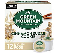 Green Mountain Coffee Roasters Coffee K Cup Pods Seasonal Selections Cinnamon Sugar Cookie - 12 Count
