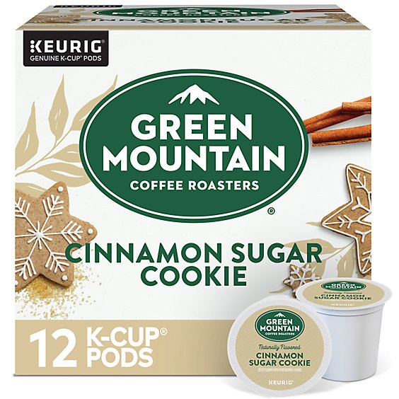 Green Mountain Coffee Roasters Cinnamon Sugar Cookie Coffee Pods - 12 Count