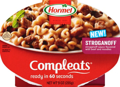 Hormel Compleats Microwave Meals Stroganoff - 9 Oz - Image 1
