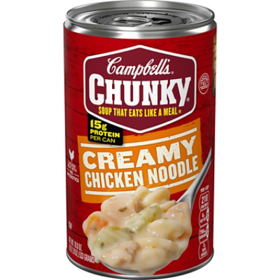 Campbell's Chunky Creamy Chicken Noodle Soup - 18.8 Oz - Image 1