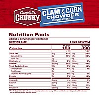 Campbells Chunky Soup Chowder Clam & Corn With Bacon - 18.8 Oz - Image 4