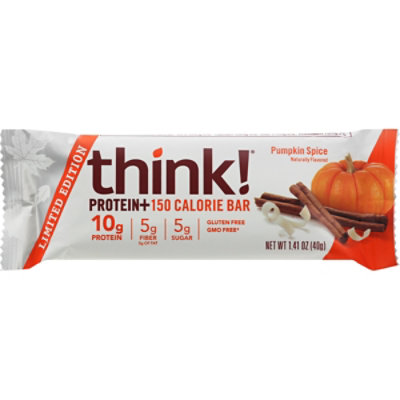 thinkThin Protein & Fiber Bars Lean Pumpkin Spice - 1.41 Oz