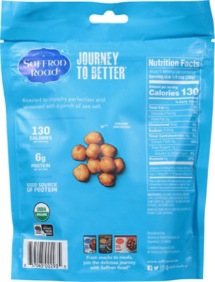 Saffron Road Sea Salt Gluten Free Crunchy Chickpeas Snack - 5.4 Oz - Image 5