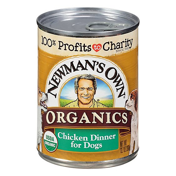 Newmans Own Organics Dog Food Grain Free Chicken Dinner Can - 12.7 Oz