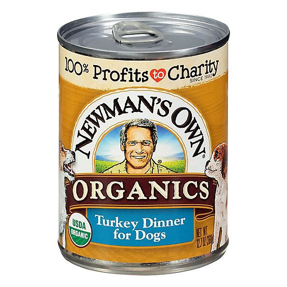 Newmans Own Organics Dog Food Grain Free Turkey Dinner Can - 12.7 Oz