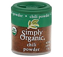 Simply Organic Chili Powder - 0.6 Oz