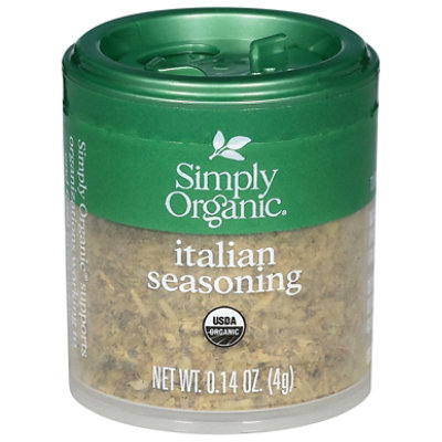 Simply Organic Seasoning Italian - 0.14 Oz - Image 2