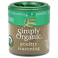 Simply Organic Seasoning Poultry - 0.32 Oz - Image 1