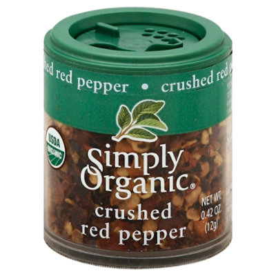 Simply Organic Red Pepper Crushed - 0.42 Oz