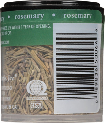 Simply Organic Rosemary - 0.21 Oz - Image 4