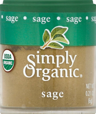 Simply Organic Sage - 0.21 Oz - Image 2