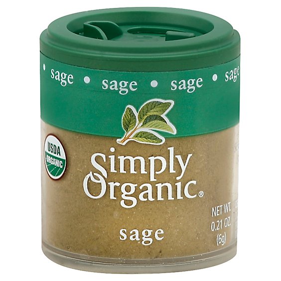Simply Organic Sage - 0.21 Oz