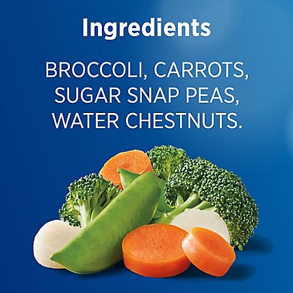 Birds Eye Steamfresh Vegetables Mixtures Broccoli Carrots Sugar Snap Peas & Chestnuts - 10.8 Oz - Image 5