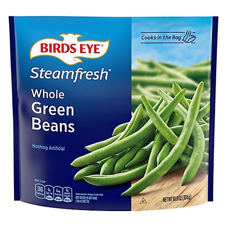 Birds Eye Steamfresh Beans Green Whole - 10.8 Oz