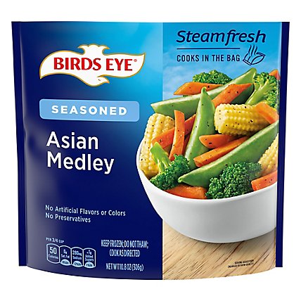 Birds Eye Steamfresh Asian Vegetable Medley Frozen Vegetables - 10.8 Oz - Image 2