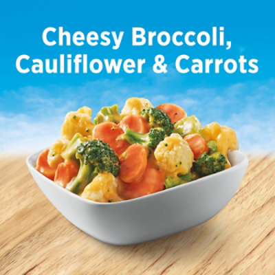 Birds Eye Steamfresh Sauced Cheesy Broccoli Cauliflower & Carrots Frozen Vegetables - 10.8 Oz - Image 2