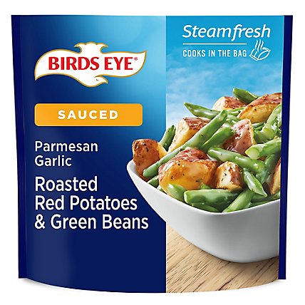 Birds Eye Steamfresh Parmesan Garlic Roasted Red Potatoes And Green Beans Frozen Sides - 10.8 Oz - Image 2