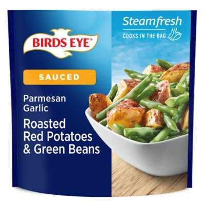 Birds Eye Steamfresh Parmesan Garlic Roasted Red Potatoes And Green Beans Frozen Side - 10.8 Oz - Image 1