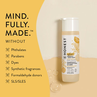 The Honest Company Shampoo and Body Wash Citrus Vanilla Refresh - 10.0 Fl. Oz. - Image 2