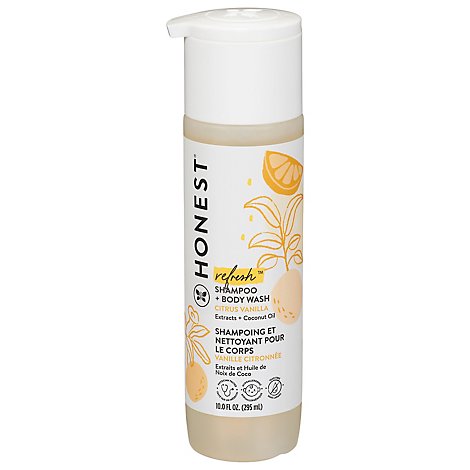 The Honest Company Shampoo Body Wash Sweet Orange Vanilla - 10 Oz
