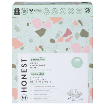 The Honest Company Wipes - 288 Piece - Image 1